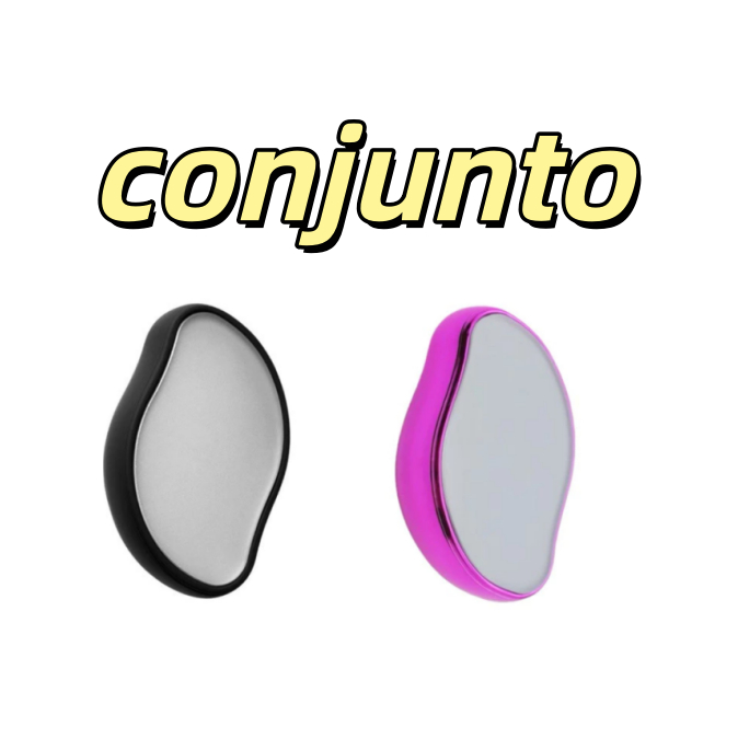 2 pcs Depilador De Cristal Indolor Reutilizável Ferramenta De Beleza Fácil De Limpar Seguro