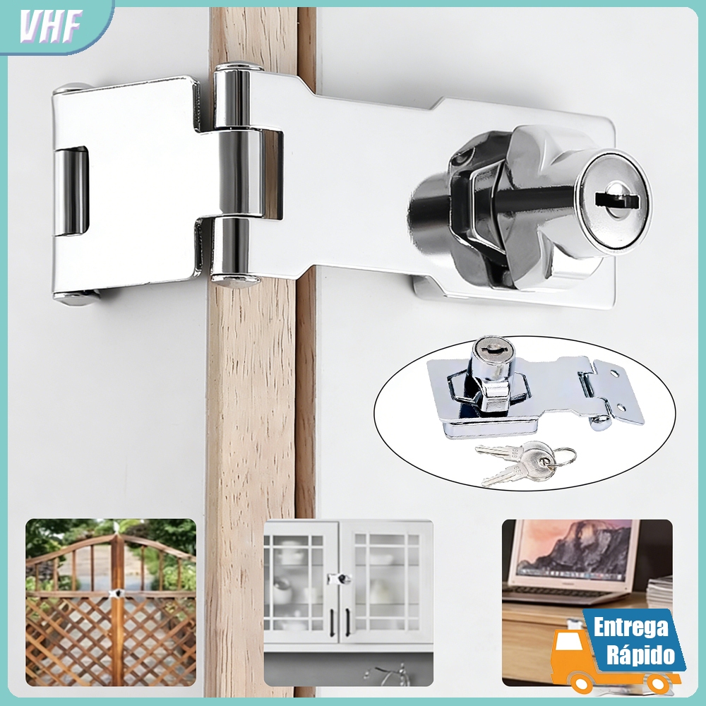 Fechadura Universal Gavetas Armários 6,5 cm 2 Chaves