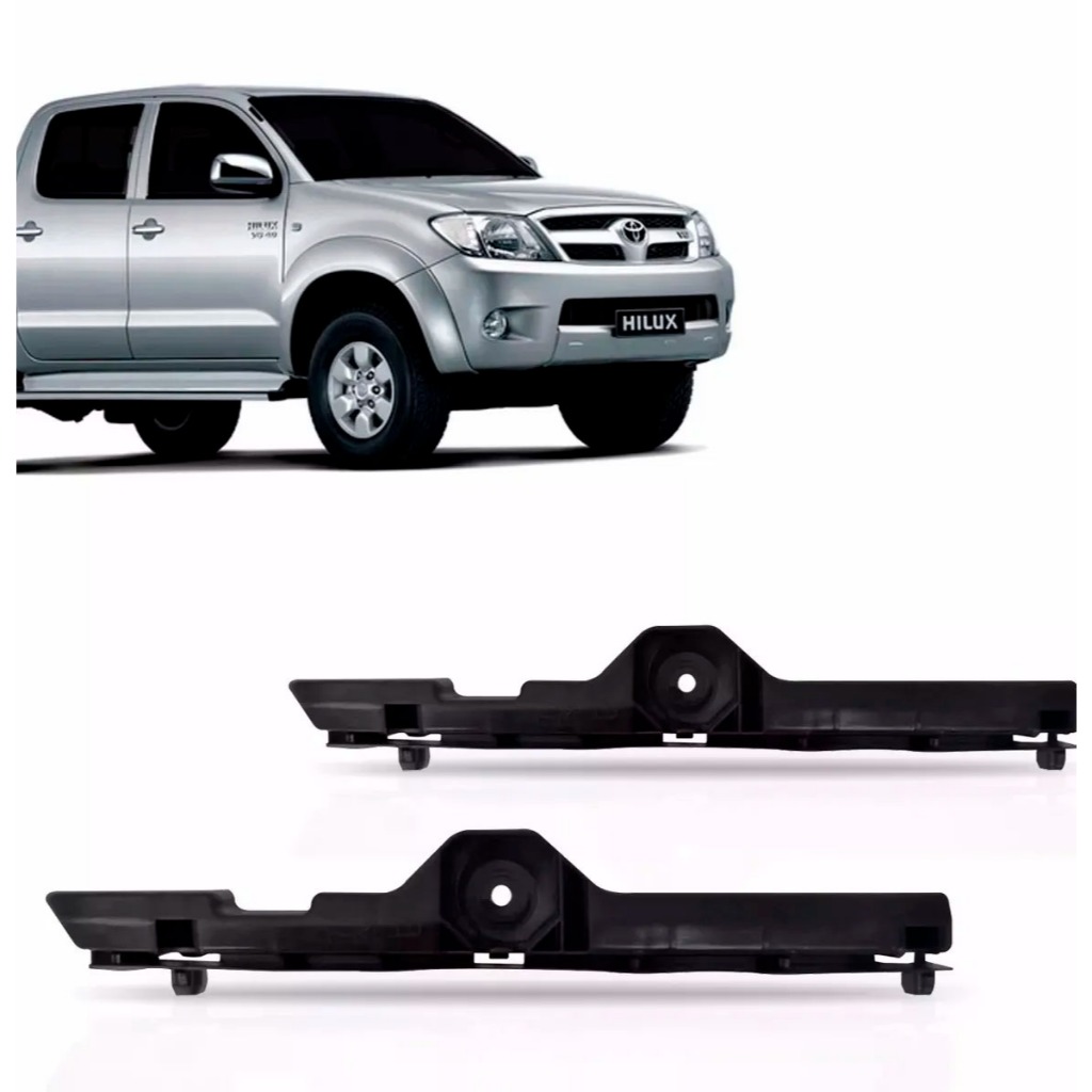 Suporte Guia Para choque Diant Hilux Srv 05 06 07 08 09 10 11