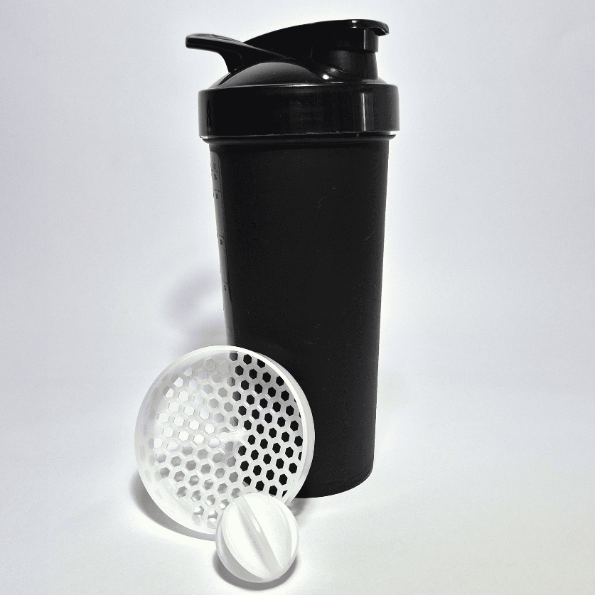 Coqueteleira Shaker 750ml Mixer Ball Peneira Academia Whey Protein Suplemento Medidor Anti Vazamento