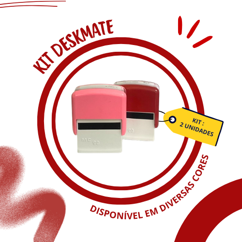 Kit 2 Carimbos Personalizados do Seu Jeito