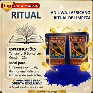 Anil Africano  oage/waji  Africano - Anil Em p/ Rituais Religiosos /Limpeza para banho p  descarrego em Oferta na Shopee