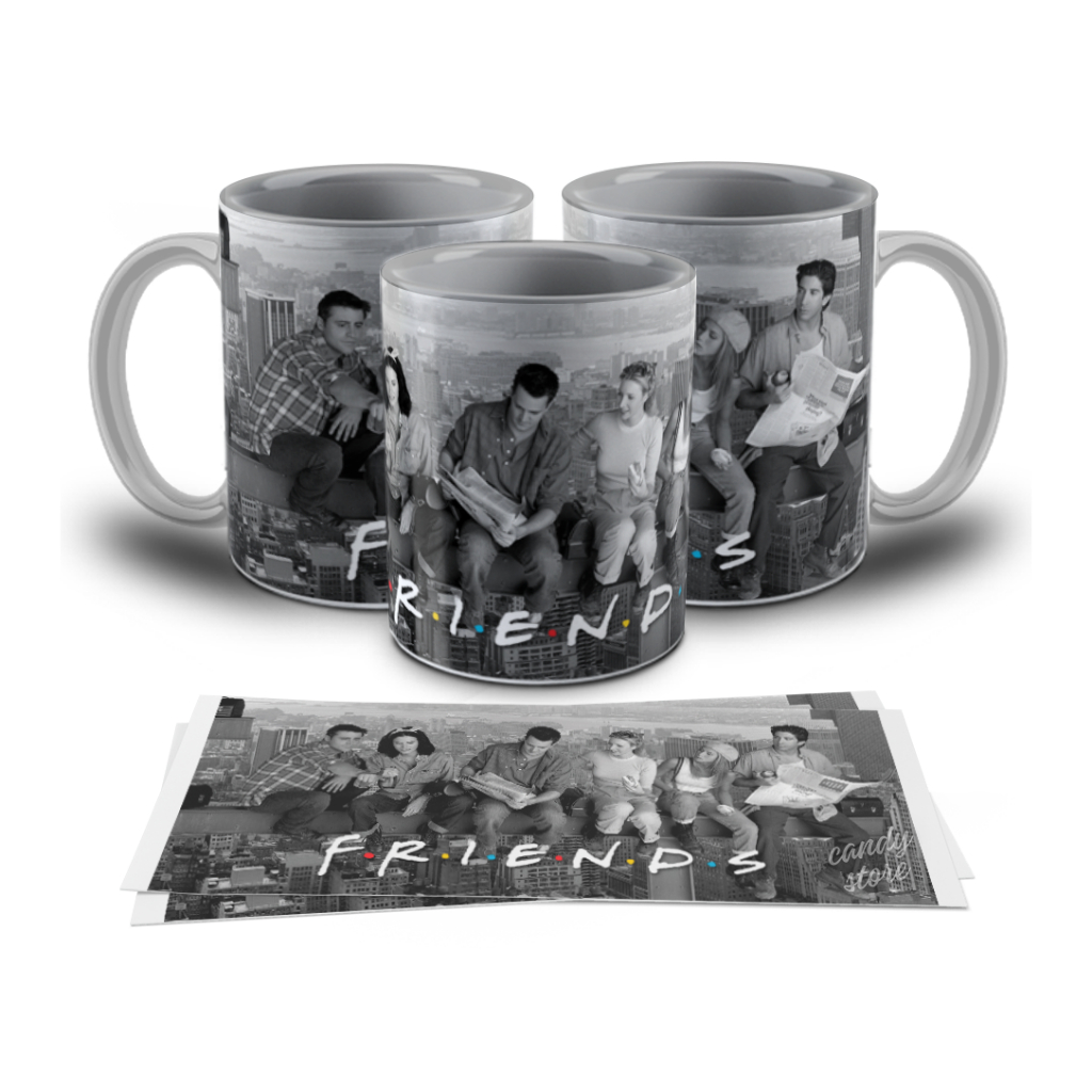 Caneca Série Friends Central Perk Xícara cerâmica porcelana diversos modelos — imagem 2 de 2