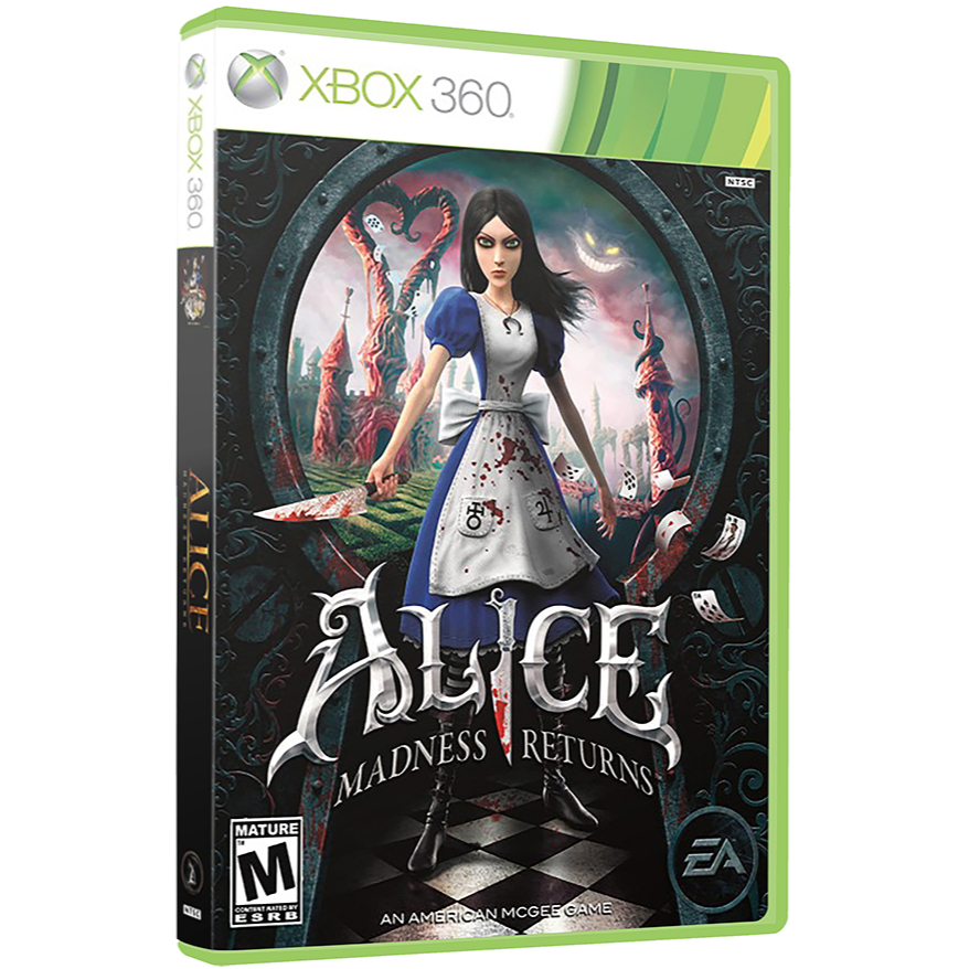 Alice Madness Returns Xbox 360  Com Box + Capa Premium