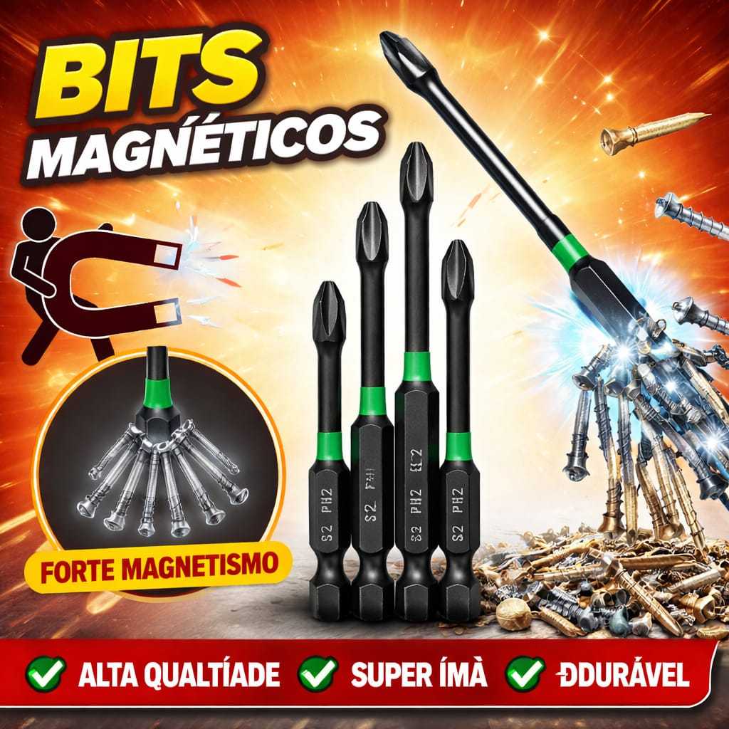 jogo de bits parafusadeira pontas philips s2 ph2 kit 6 peças magnetica lançamento em Oferta na Shopee