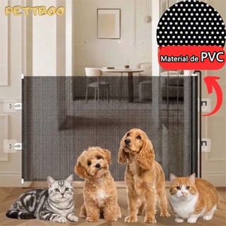 Portão Retrátil de Proteção para Gatos e Cachorros | Cerca Portátil para Porta Pet