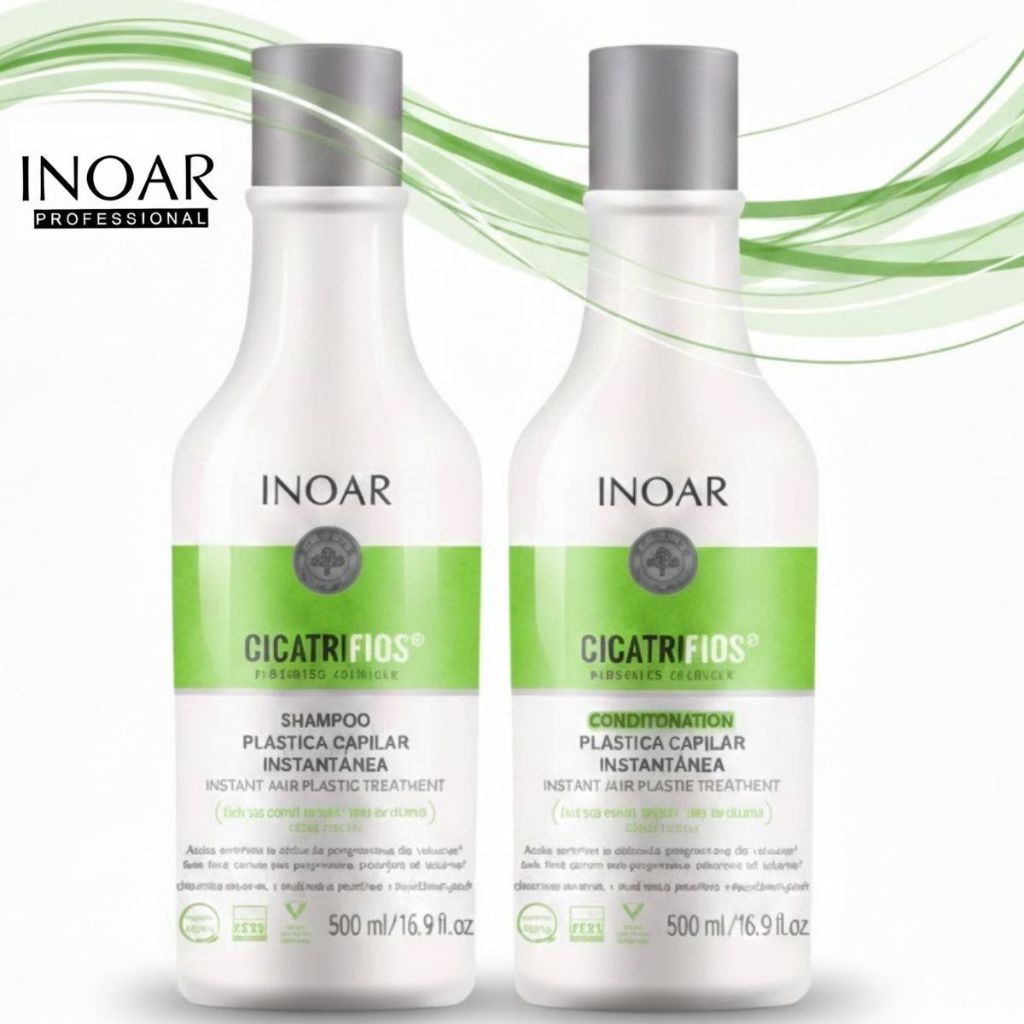 KIT INOAR CICATRIFIOS  SHAMPOO 500ML+CONDICONADOR 500ML. em Oferta na Shopee
