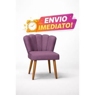 Cadeira Poltrona Pétala Decorativa Pétalas De Flor Sala De Estar Recepção Veludo Pés Palito em Oferta na Shopee