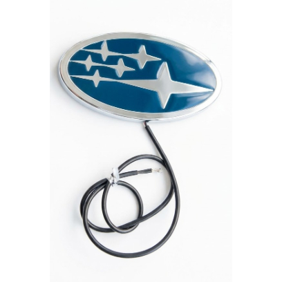 Emblema Subaru Azul Marinho 15x8,5cm – Logo Automotivo Grade/Porta-Malas