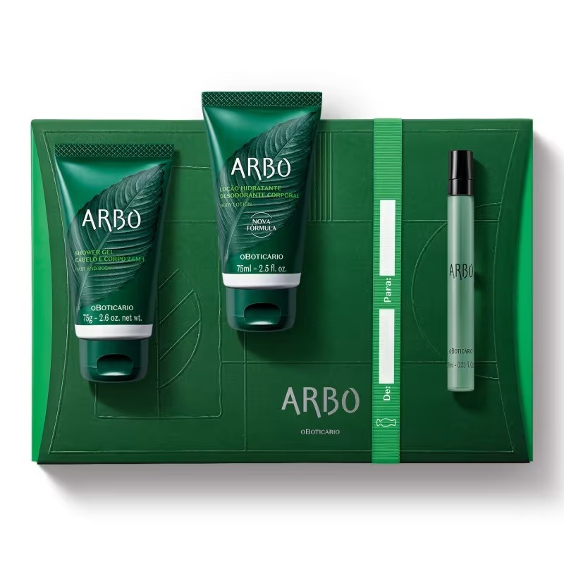 Kit Presente Arbo ( 3 itens) Original Masculino Boticário