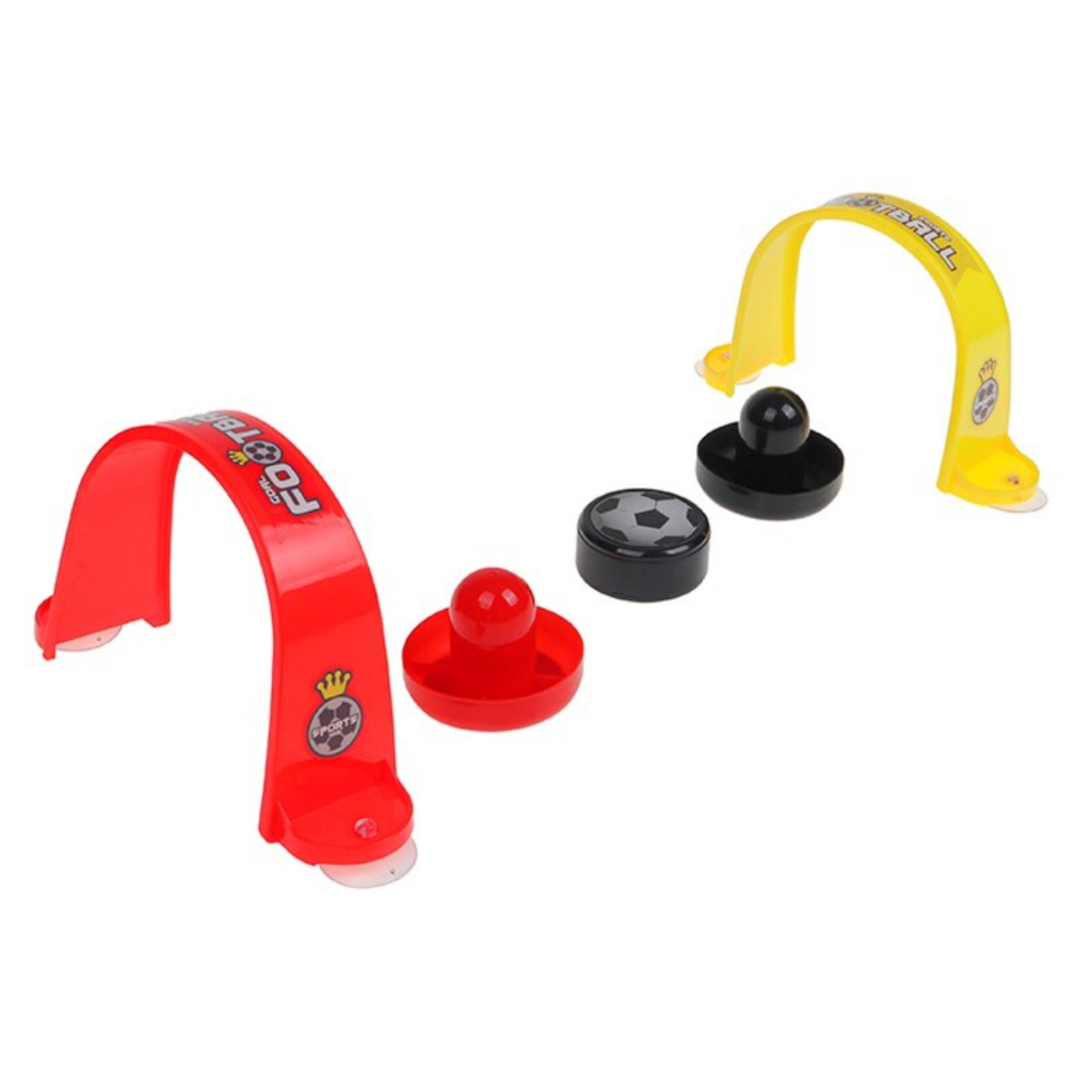 Jogo Air Hockey Futebol Portátil com Ventosas — Brinquedo Infantil