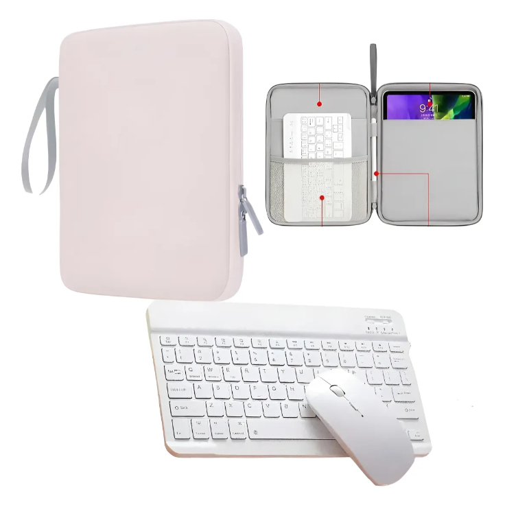 Bolsa Pasta + Teclado E Mouse Para Tablet Galaxy Tab A9 +