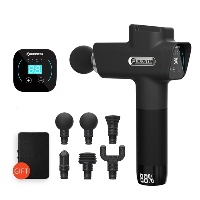 Pistola de Massagem M2-D Brushless USB-C Potente Percussão Massageador Bivolt Liberação Miofascial Relaxante + Maleta
