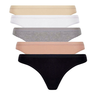 Kit 5 Calcinha Tanga Clássica Algodão Loba Lupo 40354-001 em Oferta na Shopee