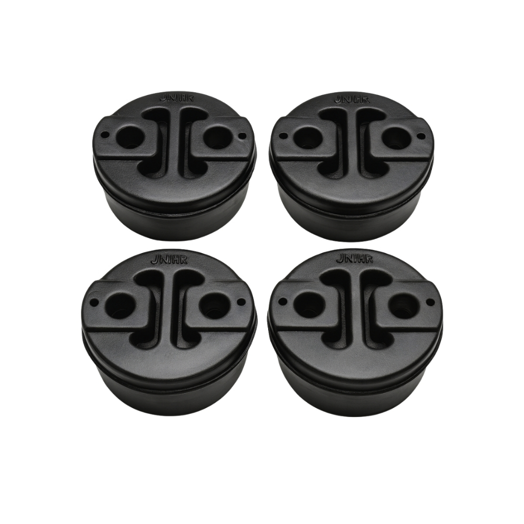 Kit Completo 4x Borracha Coxim Calço Cano de Descarga Escapamento Toyota Corolla (Todos Modelos)