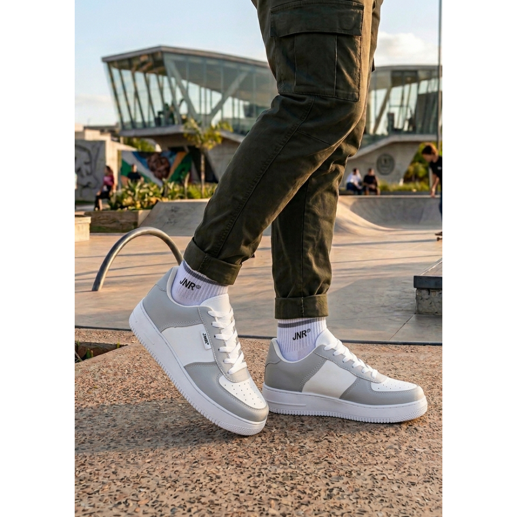 Tênis Casual Branco Masculino Feminino Academ Skate Sneakers ENVIO IMEDIATO