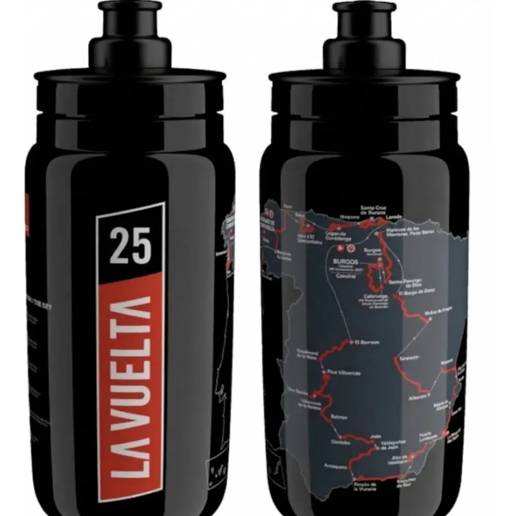 GARRAFA ELITE FLY VUELTA 2025 550ML BLACK MAP