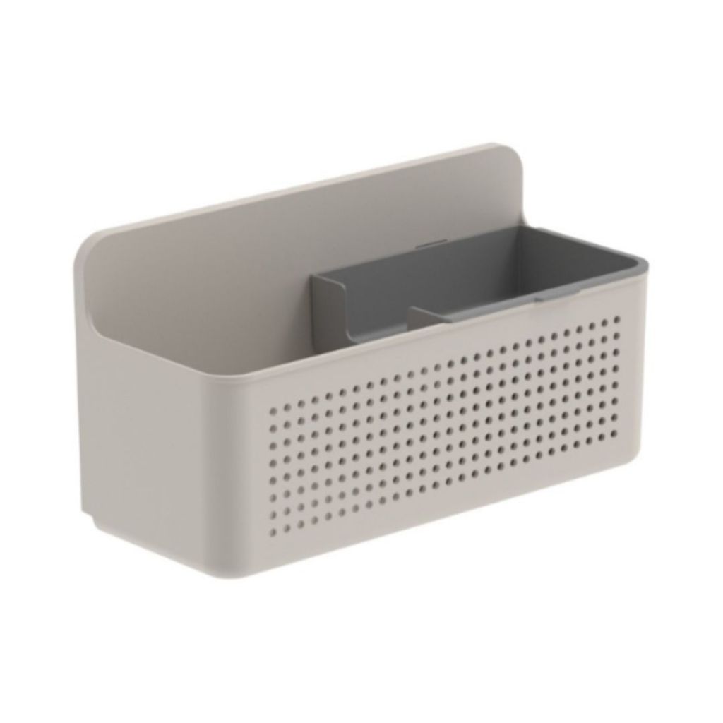 Organizador Para Tanque Lavanderia De Parede Bege Adesivo Ou