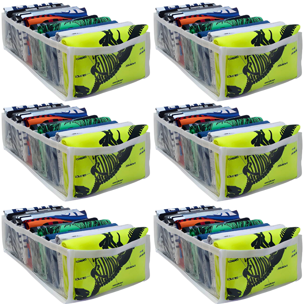 Kit 6 Colmeias Organizadoras M 34x18x10 Gaveta Organizador Roupas Infantis Macacão Bebê