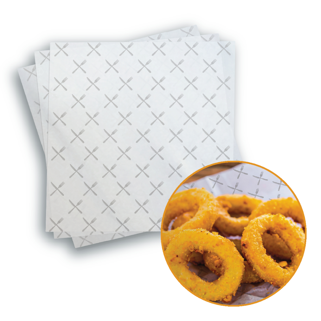 Papel Barreira Antigordura PaperPlus 20x20 Chef com 1000un