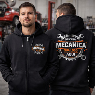 BLUSA DE MOLETOM JAQUETA PERSONALIZADA SUA LOGO PROPAGANDA DO SEU NEGÓCIO LOGO DTF ALTA QUALIDADE