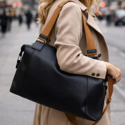Bolsa Feminina Grande Ombro Transversal Elegante Bolsa De Mão Trabalho Viagem Faculdade Sacola Luxo Casual Cores