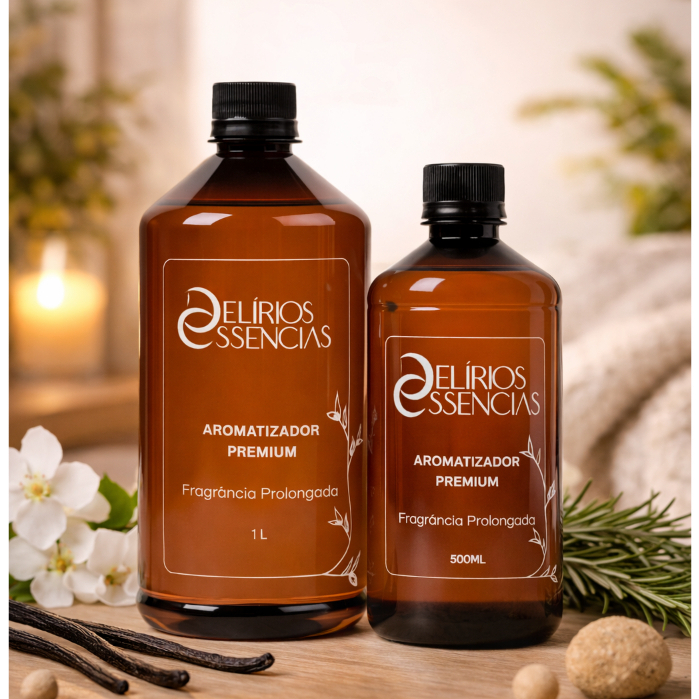 Refil Aromatizador de Ambiente Premium Concentrado | Cheiro de Loja | 1 Litro e 500ml em Oferta na Shopee