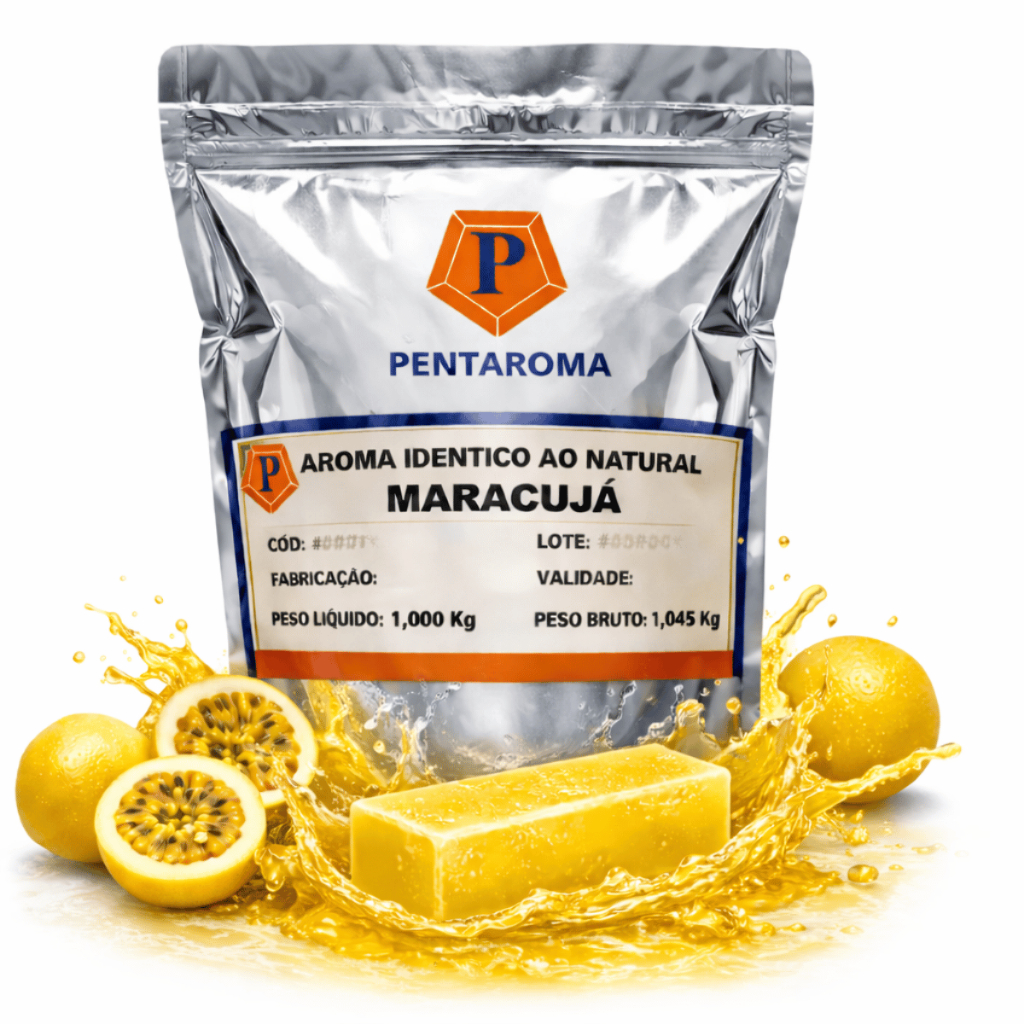 Aroma Profissional Gelo Saborizado - Maracujá - Pentaroma - 1Kg | Um Clássico!