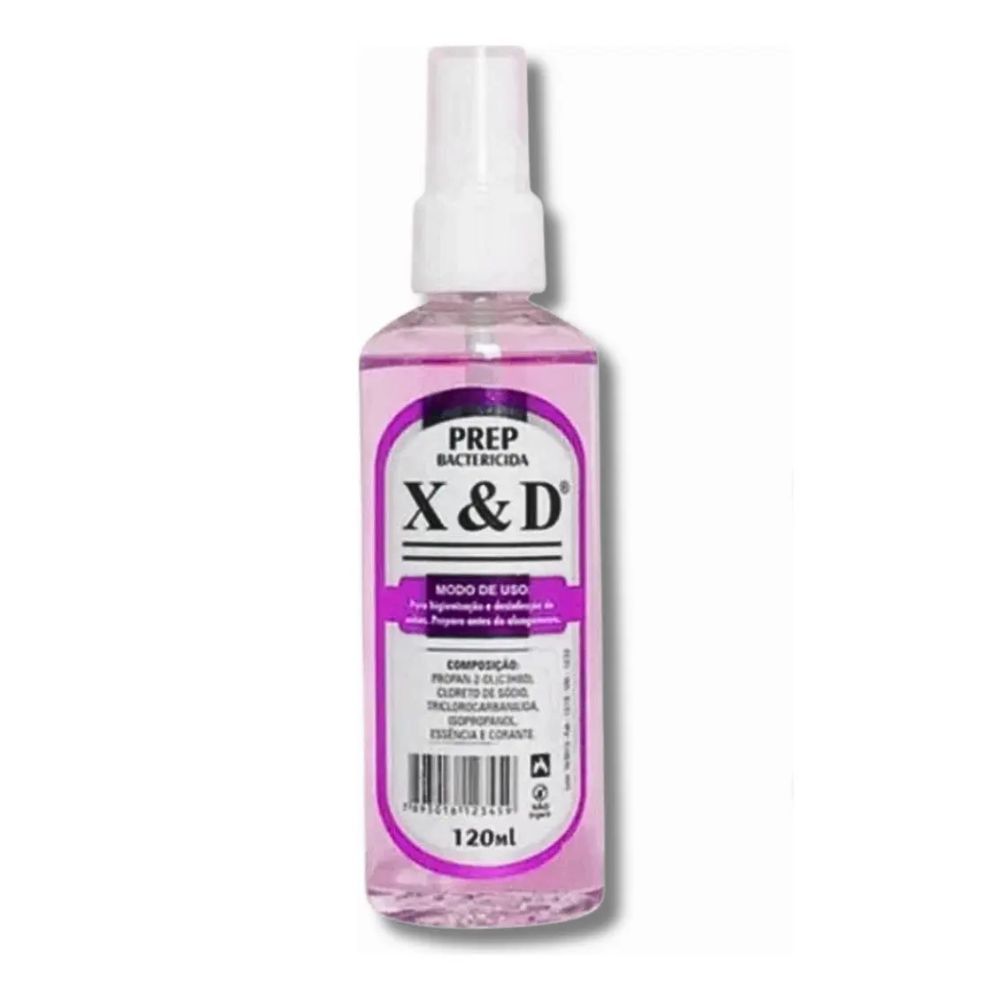 Spray X&D para Unhas com Higienizador 120ml