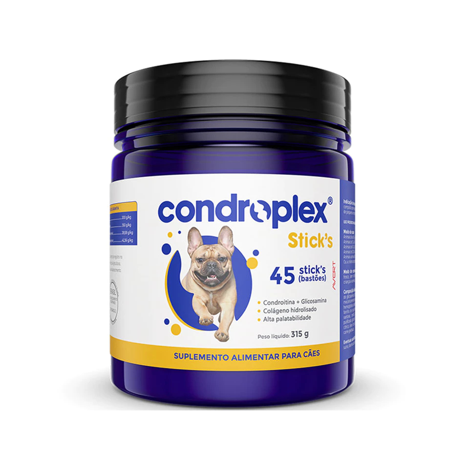 Condroplex Sticks para Cães 45 Bastões 315 g Articular em Oferta na Shopee