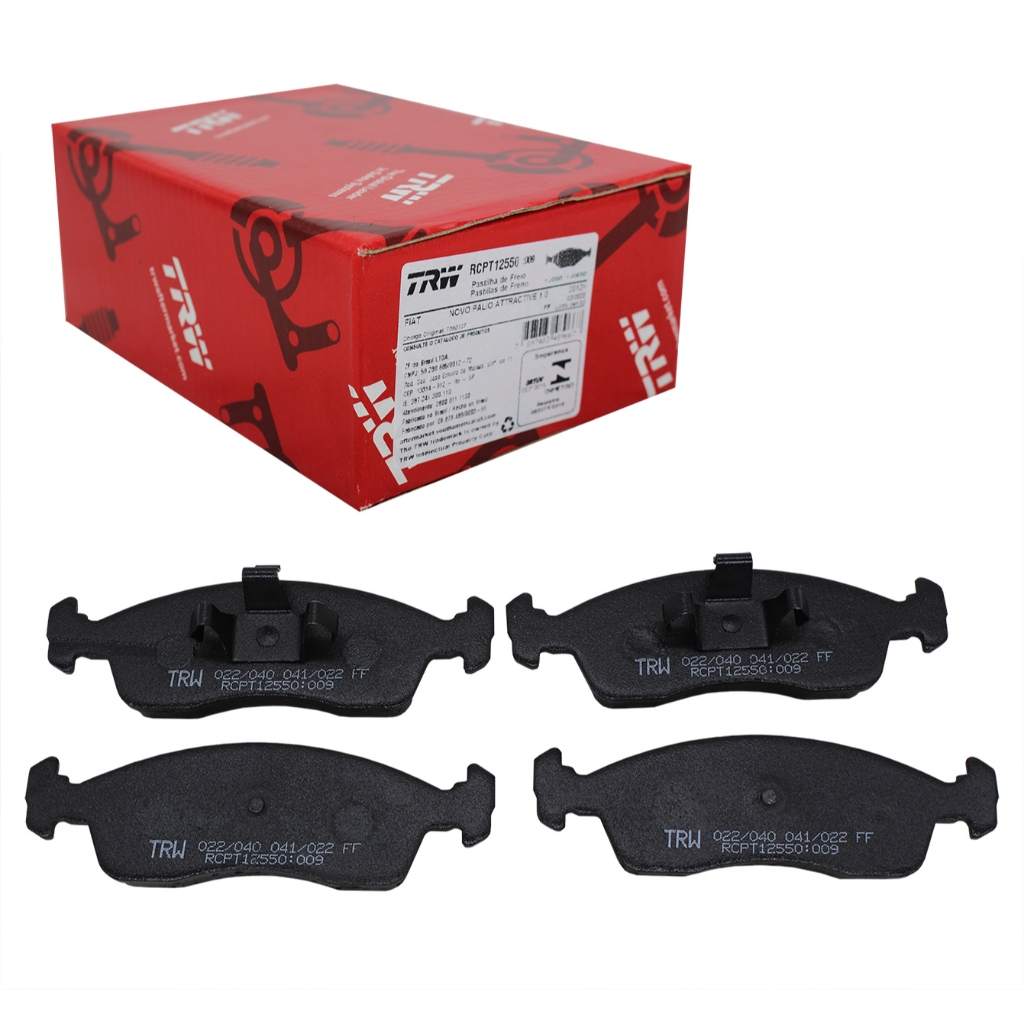 Jogo Pastilha Freio FIAT UNO 1.0 2010 2011 2012 2013 2014 2015 2016 2017 Original Trw