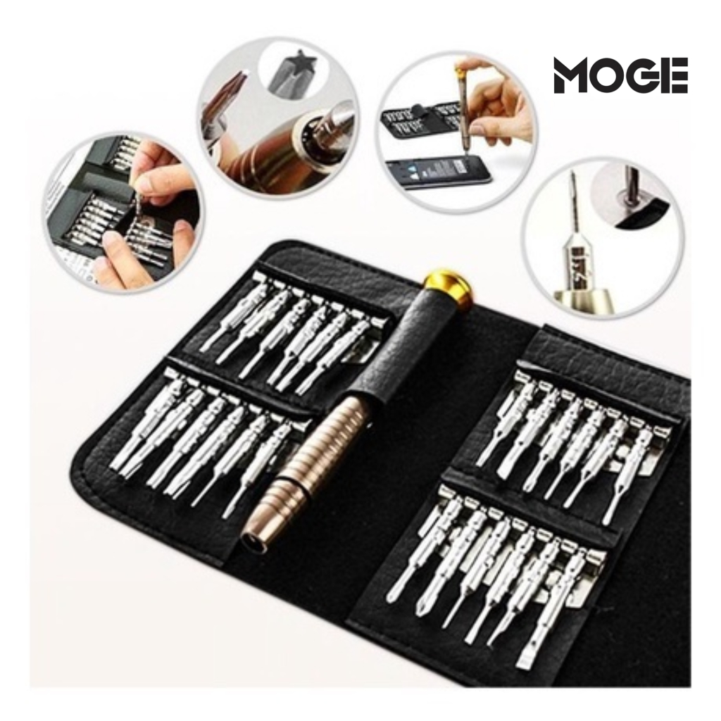 Kit Chaves de Precisão 25 em 1 | Fenda Torx Philips | Celular e Notebook | Knup KP-AA026 em Oferta na Shopee