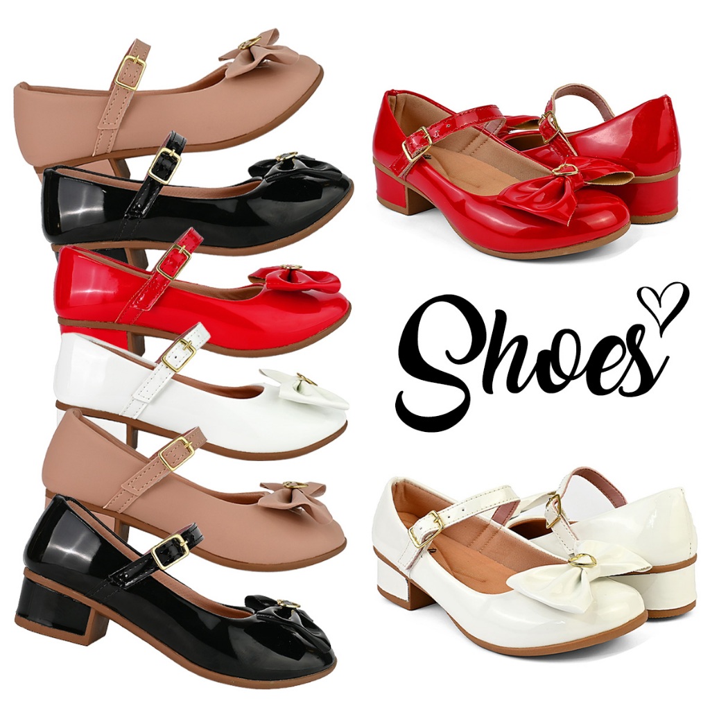 Sapatilha Infantil Com Salto Menina feminina do 28 ao 36 direto da fabrica super confortável 101-500