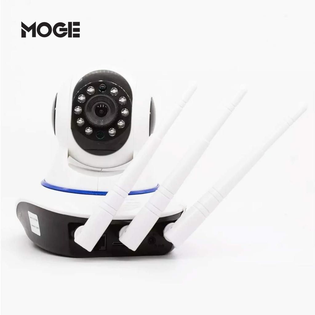Câmera IP WiFi Yoosee 3 Antenas Full HD 1080p | Visão Noturna Giratória Segurança