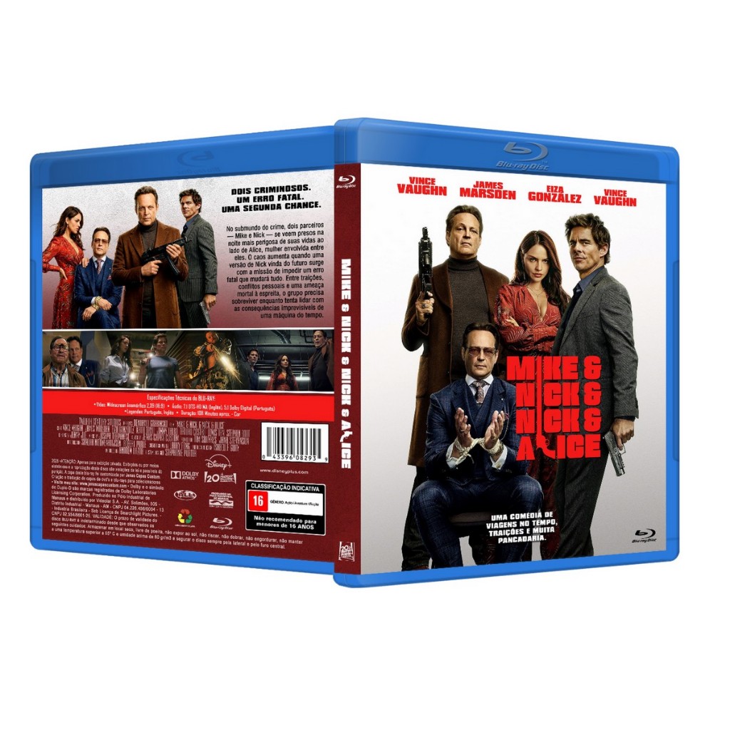 Blu-ray: Mike e Nick e Nick e Alice DUB/LEG [PERSONALIZADO]