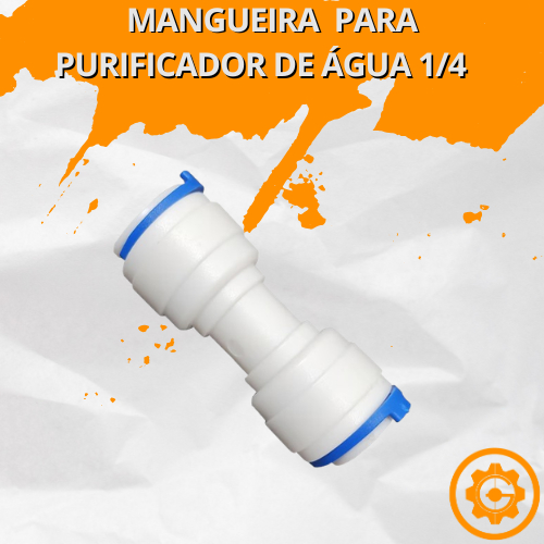 Conexão União Reta 1/4 Pol - Tubo P/ Purificador E Bebedouro De Água