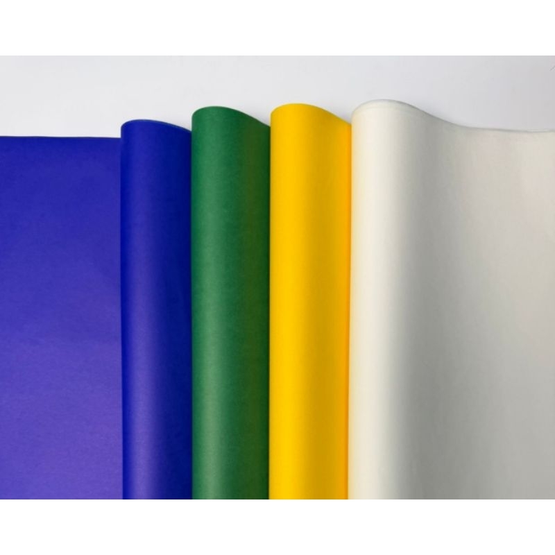 Papel de Seda Super - Mix Copa - 25 Folhas cada Cor , 100 Folhas no Pct , Embalagem e Embrulhos