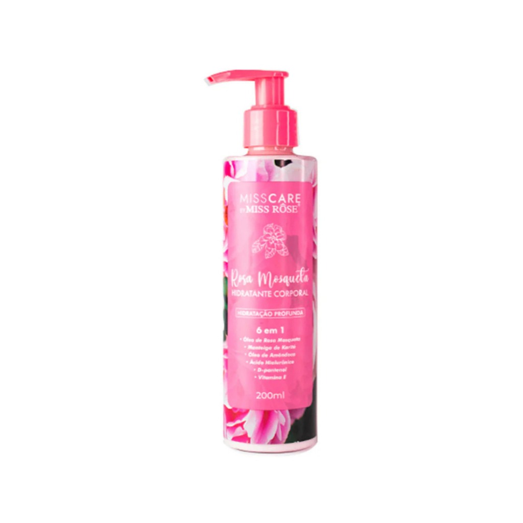 Miss care miss rose Hidratante Corporal Rosa Mosqueta 200ml