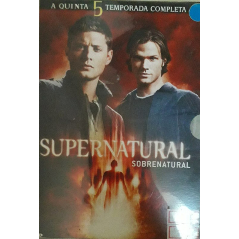 BOX DVD - Supernatural - Quinta Temporada - Disco 1 ao 5