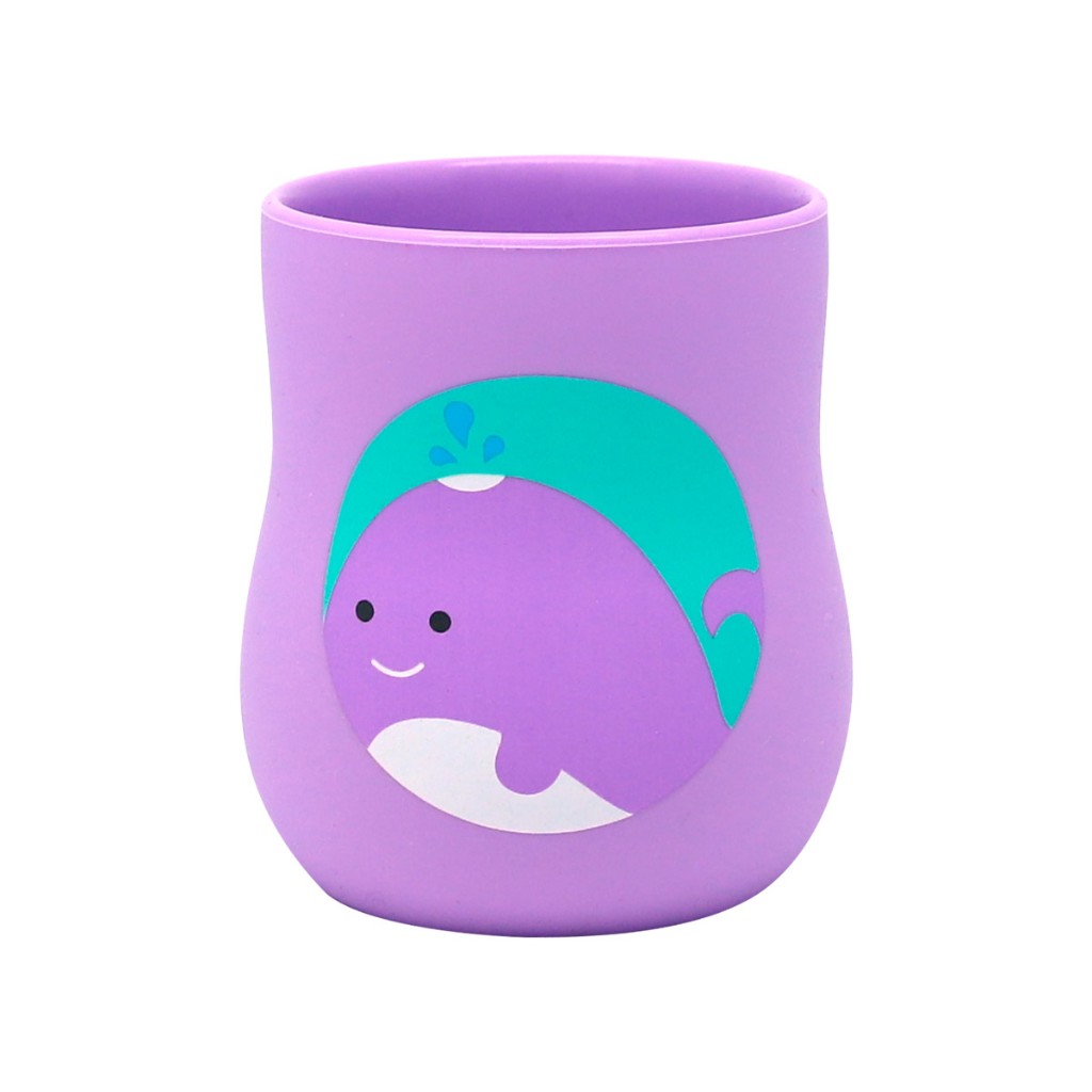 COPO ANATÔMICO EM SILICONE 120ML BALEIA WILLO