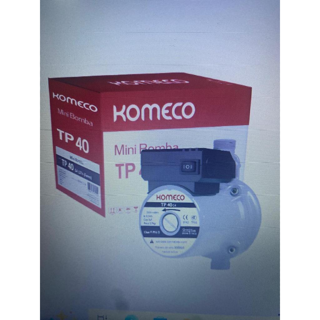 Bomba pressurizador água Komeco TP 40 G4 ferro