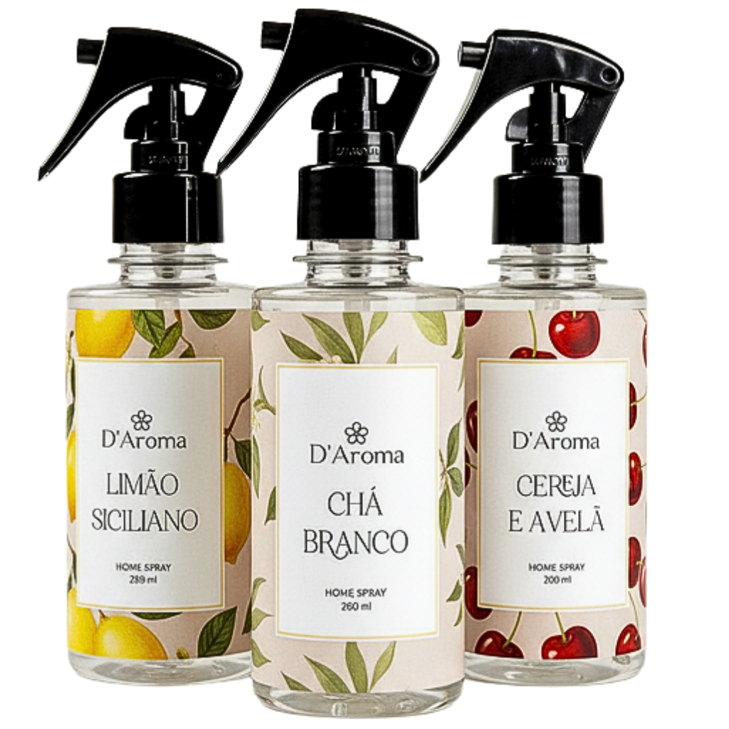 Home Spray de ambiente vários aromas premium 200ml
