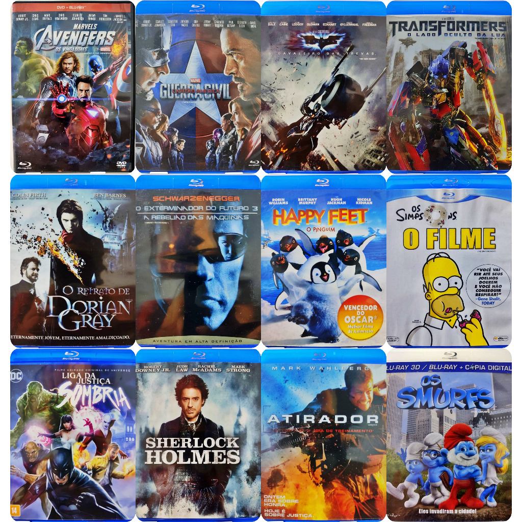 Bluray Original - Filmes | Filmes 3D | Shows - Não seja enganado por itens falsos
