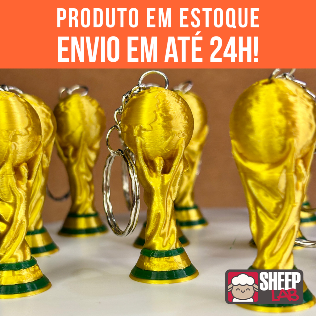 Kit Chaveiros Troféu Copa do Mundo Lembrancinha Atacado Revenda