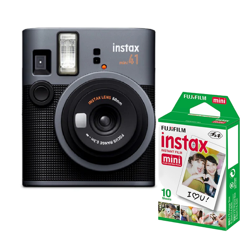 Câmera Fujifilm Instax Mini 41 com Filme de 10 Poses