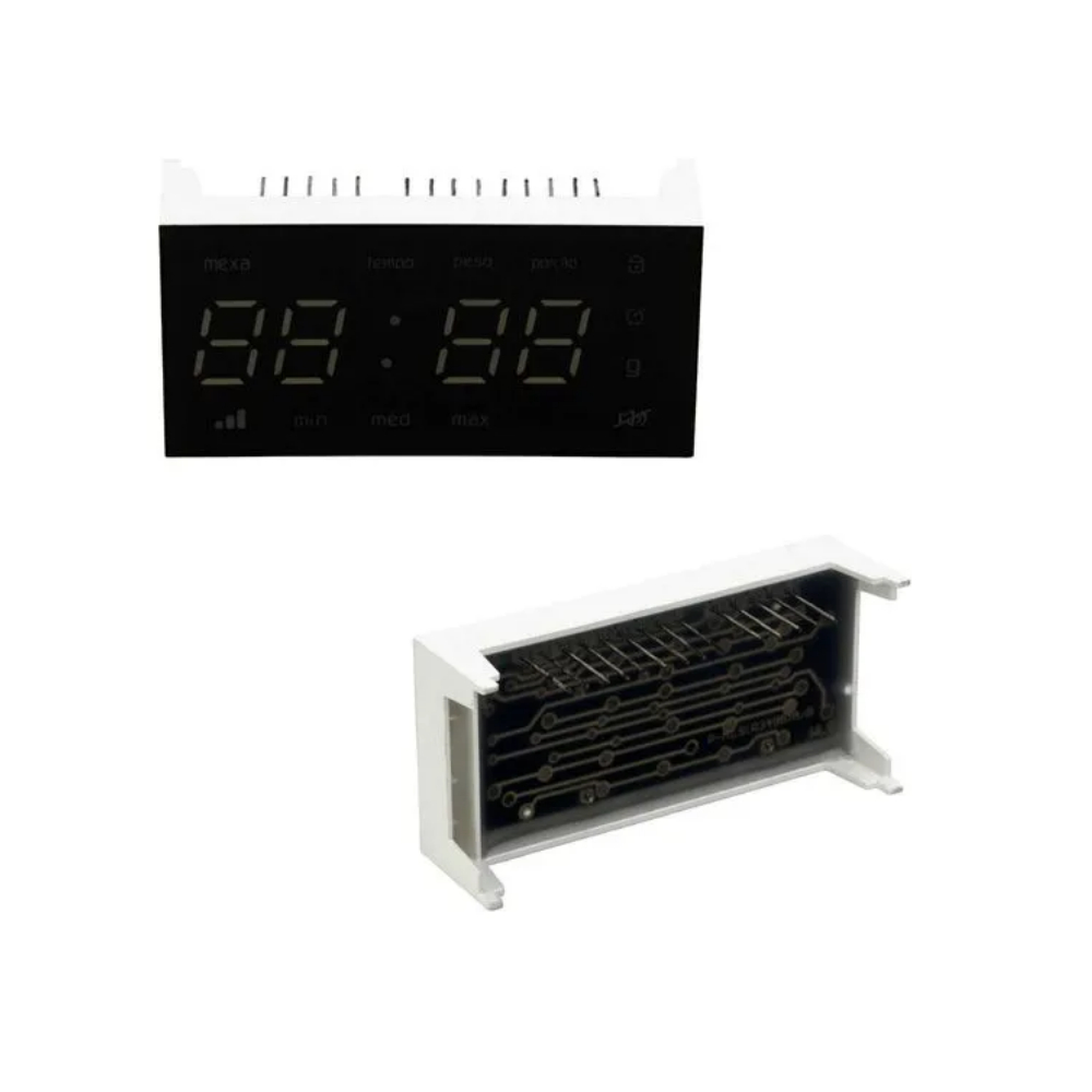 Display  para Micro-ondas Modelo MLS-ML30AS-71, compatível com Forno Brastemp / Consul - Verifique