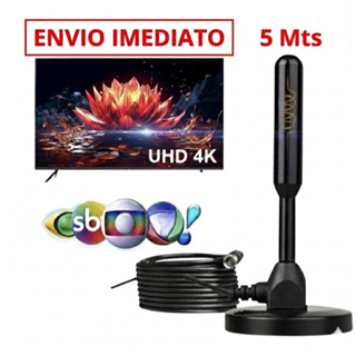 Antena Digital para TV| Imagem HDTV e Instalação Fácil | Alta Sensibilidade e Alcance em Oferta na Shopee