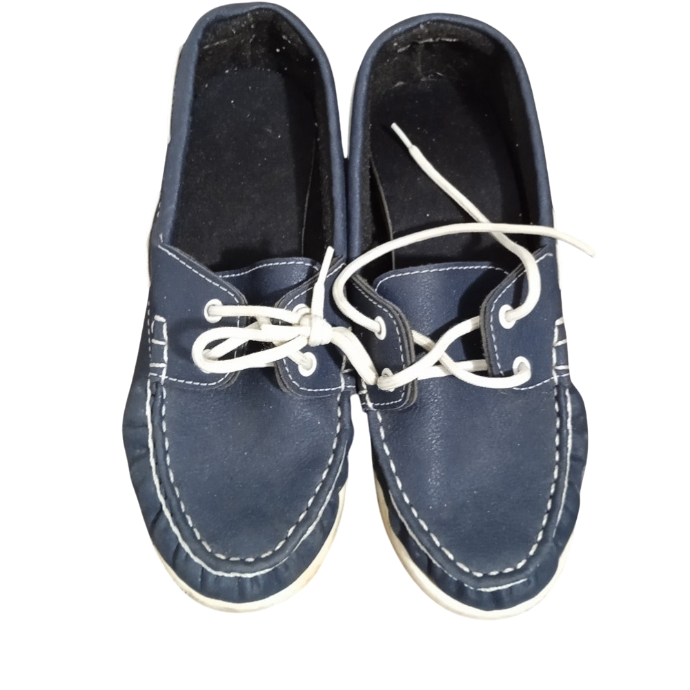 sapato azul infantil  marca Vitinho Tamanho 32 sapatinho usado criança sapatilha azul marinho cadarço brechó