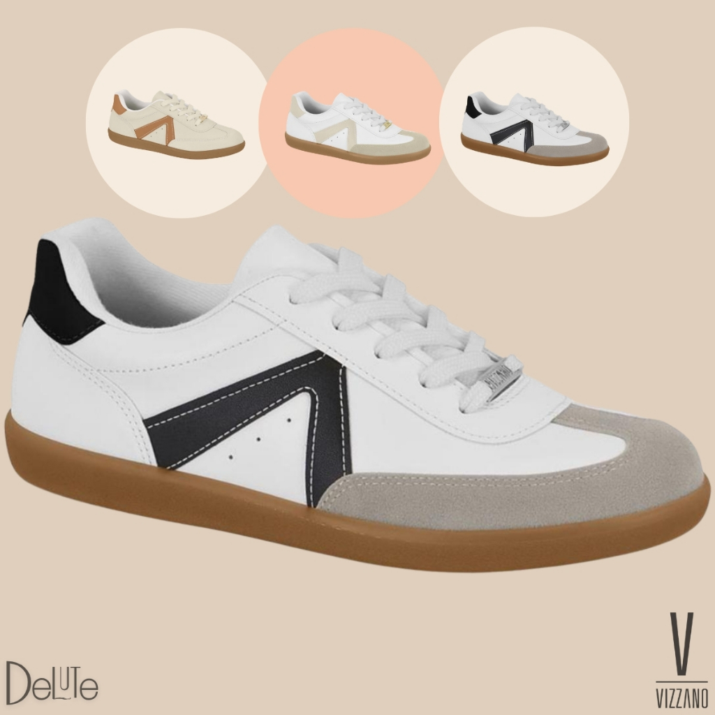 Sapato Feminino Vizzano Casual Modelagem Clássica Solado Sintético Original