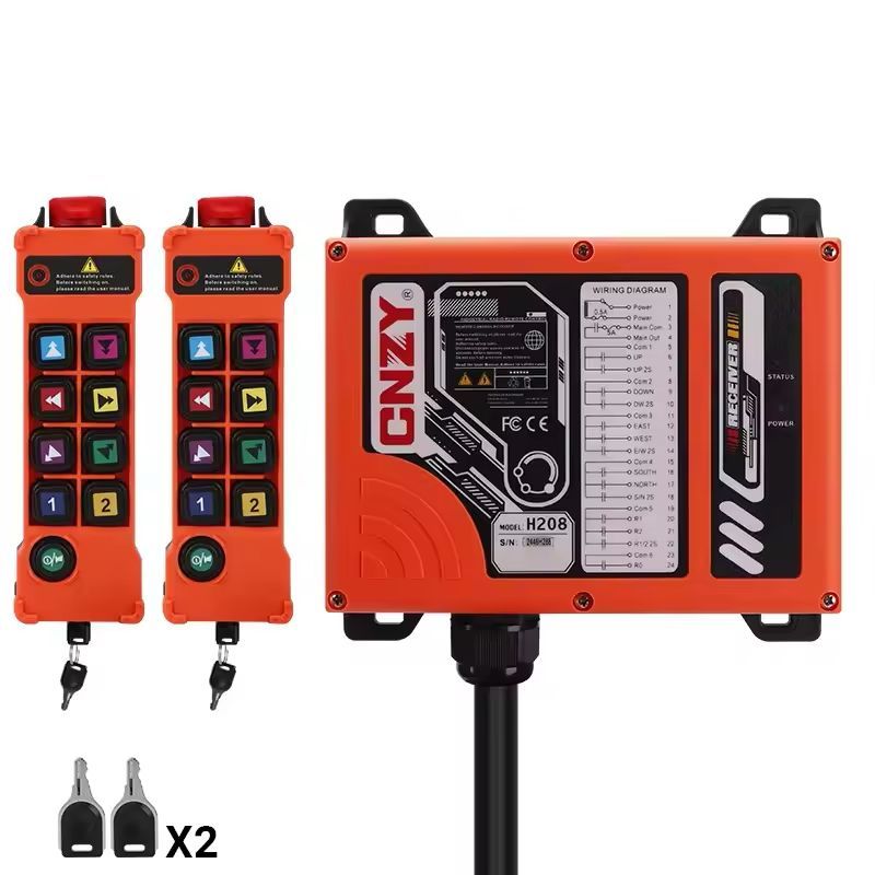 Ponte Rolante Talha Elétrica Controle Remoto Industrial IP65 Cnzy H206 Guindaste Elevador Botoeira Industrial
